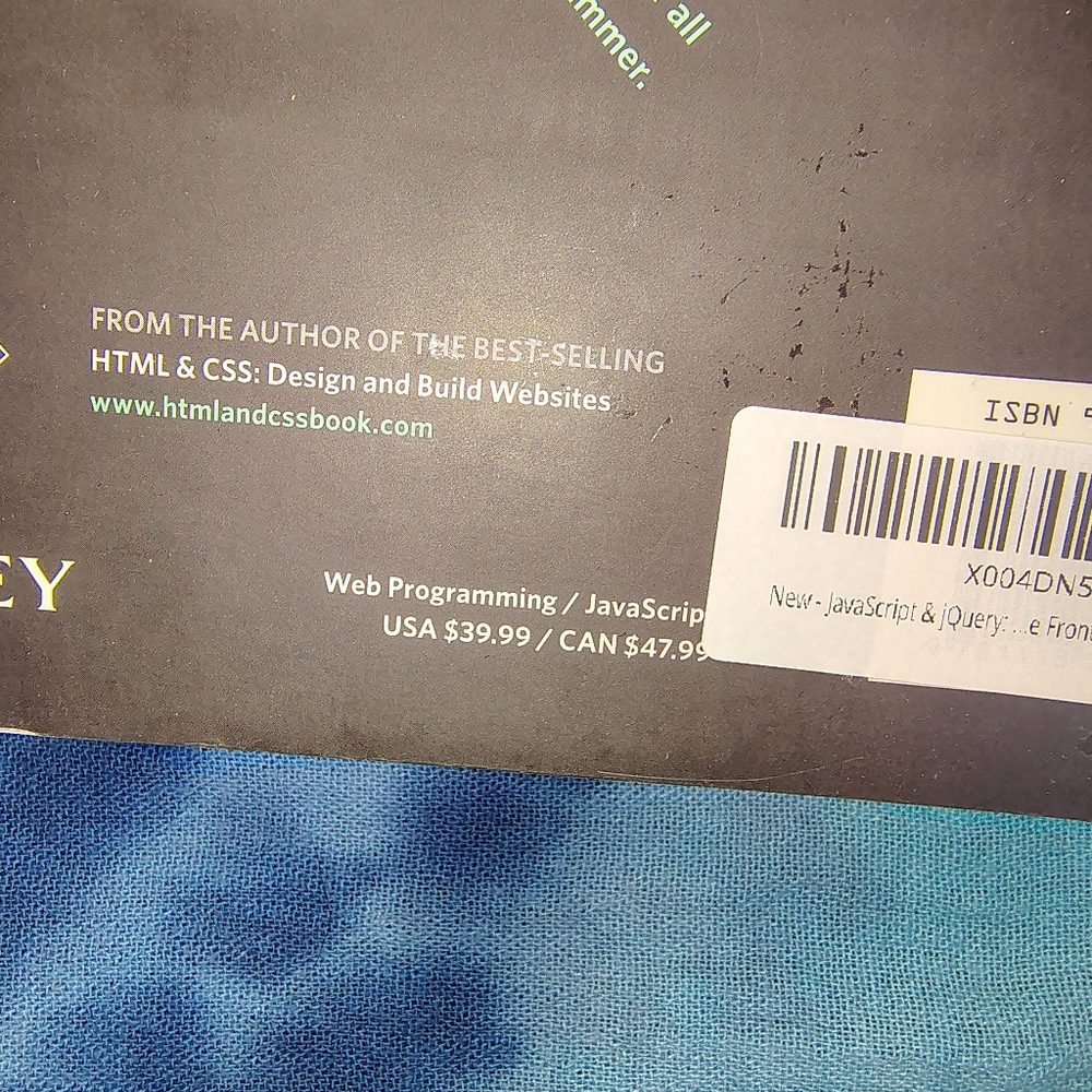 NWOT JavaScript & jQuery Book by Jon Duckett - Picture 4 of 8